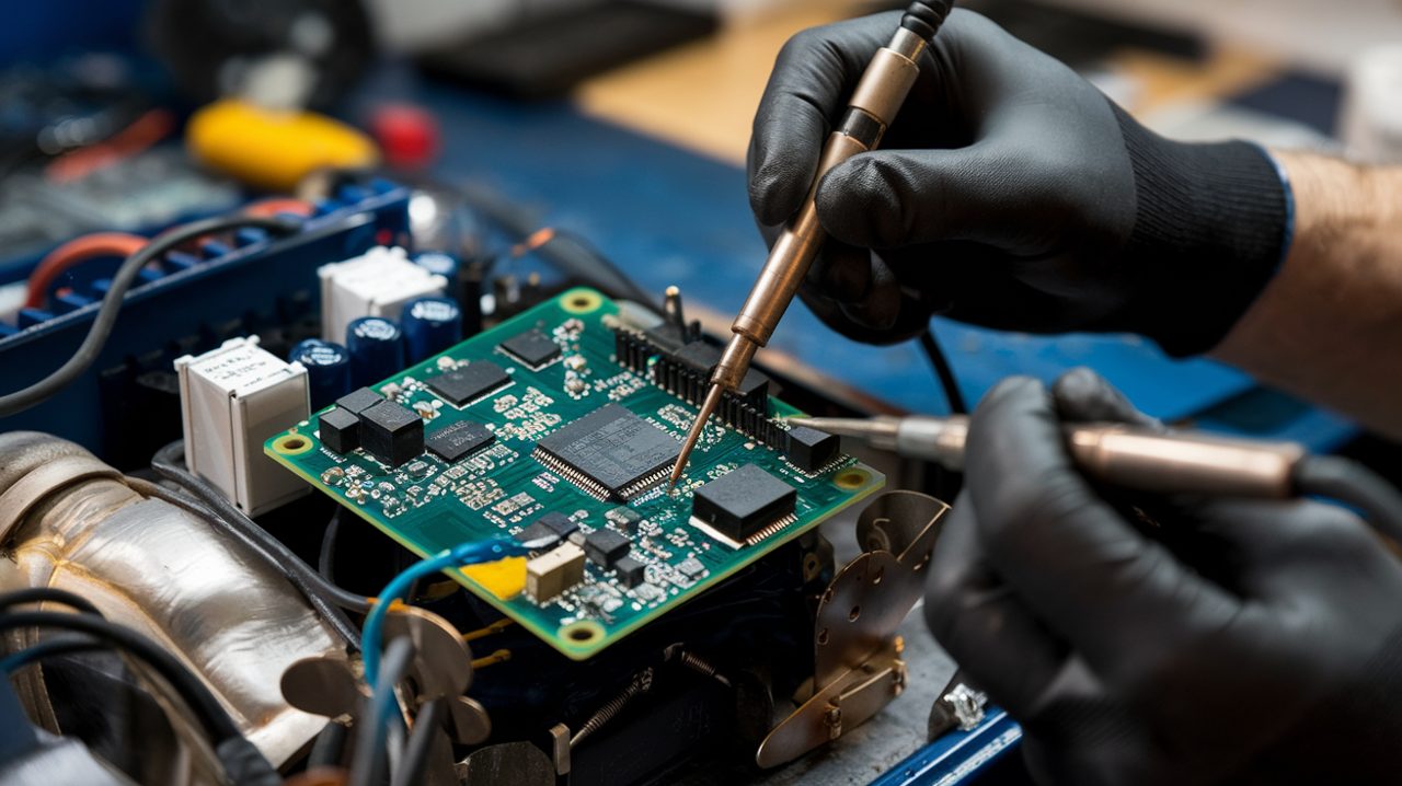 Reparatie van de elektronica